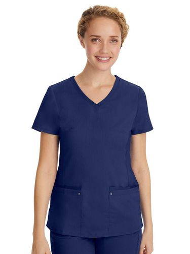 Healing Hands Purple Label Women's Stylish V-Neck image thumbnail