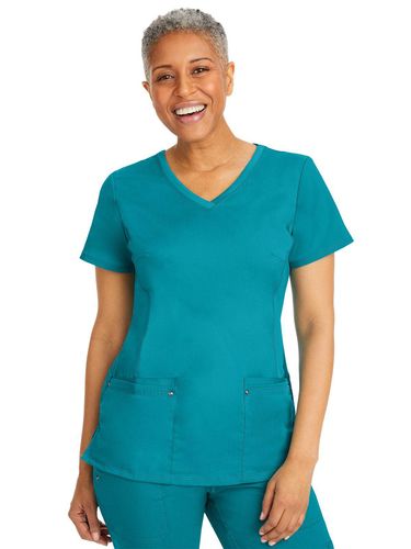 Healing Hands Purple Label Women's Stylish V-Neck image thumbnail