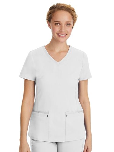 Healing Hands Purple Label Women's Stylish V-Neck image thumbnail