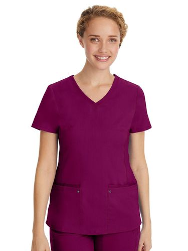 Healing Hands Purple Label Women's Stylish V-Neck image thumbnail