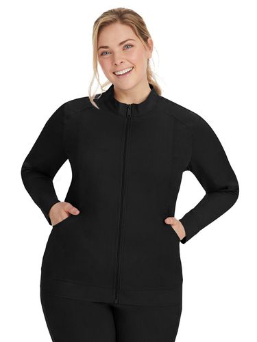 Healing Hands Purple Label Women's Mandarin Collar Scrub Jacket image thumbnail