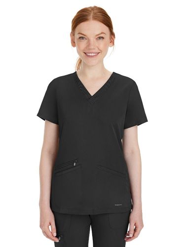 Healing Hands Works Women's Rib V-Neck image thumbnail