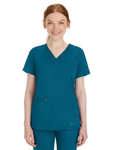 Healing Hands Works Women's Rib V-Neck image thumbnail