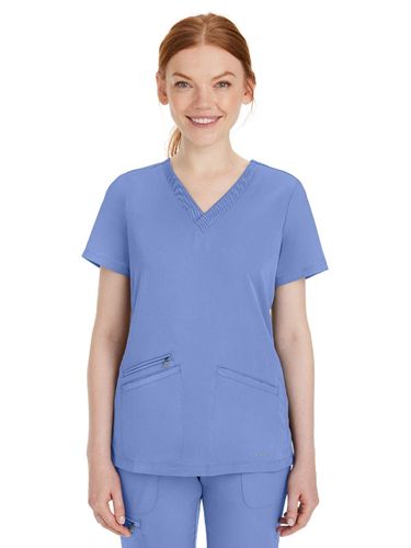 Healing Hands Works Women's Rib V-Neck image thumbnail