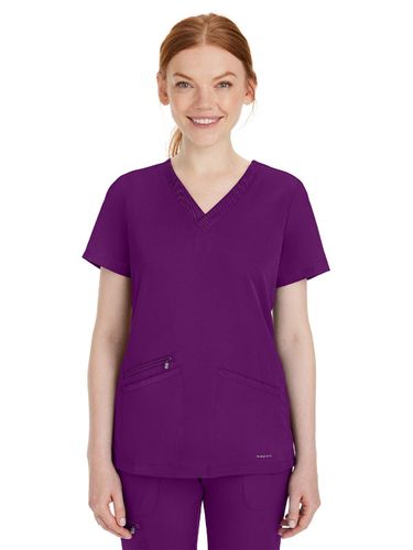 Healing Hands Works Women's Rib V-Neck image thumbnail
