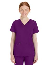 Image of Healing Hands Works Women's Rib V-Neck