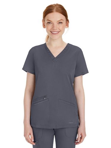 Healing Hands Works Women's Rib V-Neck image thumbnail