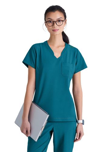 Grey's Anatomy Evolve Women's Banded V-Neck image thumbnail