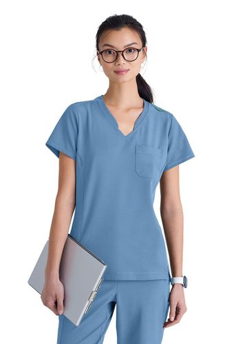 Grey's Anatomy Evolve Women's Banded V-Neck image thumbnail