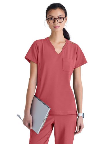 Grey's Anatomy Evolve Women's Banded V-Neck image thumbnail