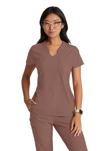 Grey's Anatomy Evolve Women's Banded V-Neck image thumbnail