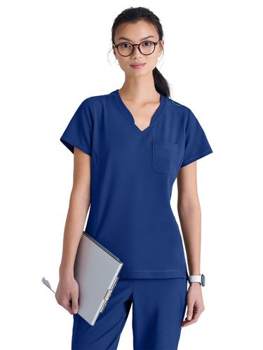 Grey's Anatomy Evolve Women's Banded V-Neck image thumbnail