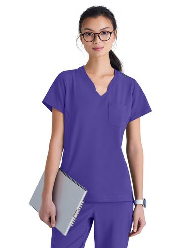 Grey's Anatomy Evolve Women's Banded V-Neck image thumbnail