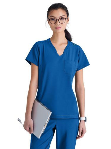 Grey's Anatomy Evolve Women's Banded V-Neck image thumbnail