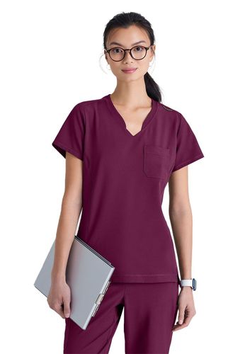 Grey's Anatomy Evolve Women's Banded V-Neck image thumbnail