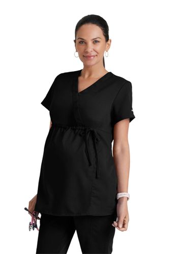 Grey's Anatomy Women's Mock Wrap Maternity Top image thumbnail
