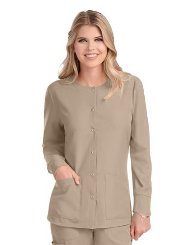 Skechers Women's Stability 2-Pocket Scrub Jacket image thumbnail