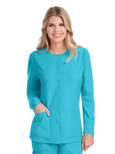 Skechers Women's Stability 2-Pocket Scrub Jacket image thumbnail