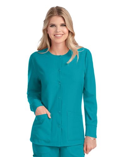 Skechers Women's Stability 2-Pocket Scrub Jacket image thumbnail