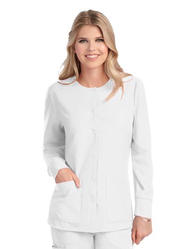 Skechers Women's Stability 2-Pocket Scrub Jacket image thumbnail
