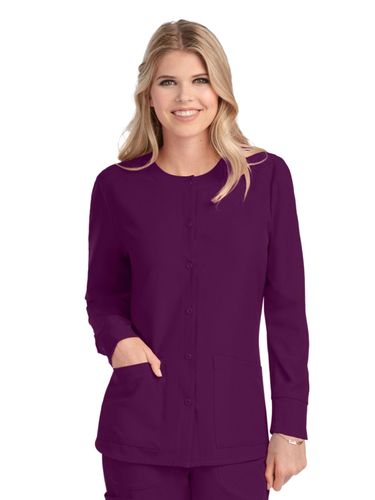 Skechers Women's Stability 2-Pocket Scrub Jacket image thumbnail