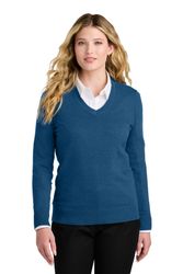 Image of Port Authority Women's Easy Care V-Neck Sweater