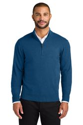 Image of Port Authority Easy Care 1/4-Zip Sweater