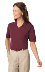 Image of Blue Gen Ladies Superblend V-Neck Polo