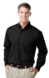 Image of Blue Gen Long Sleeve Poplin Shirt