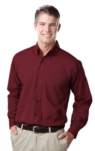 Blue Gen Long Sleeve Poplin Shirt image thumbnail