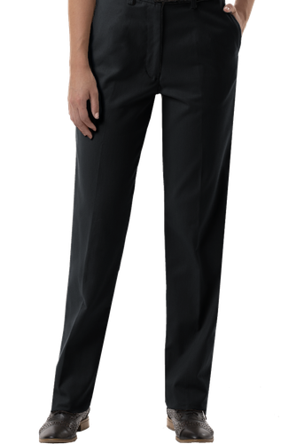 Blue Gen Ladies Twill Flat Front Pant image thumbnail