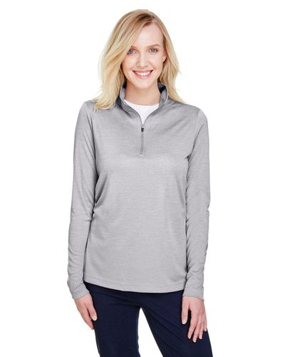 Team365 Ladies Sonic Heather Performance 1/4 Zip image thumbnail