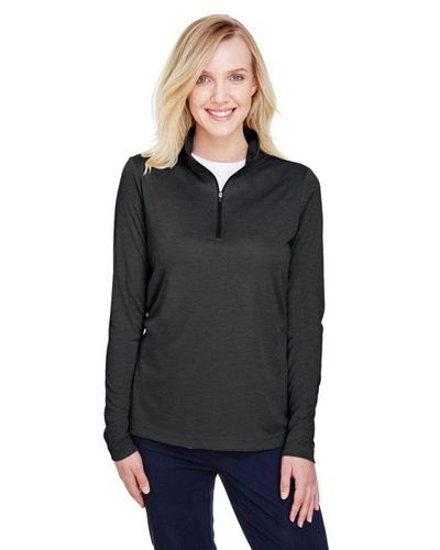 Team365 Ladies Sonic Heather Performance 1/4 Zip image thumbnail