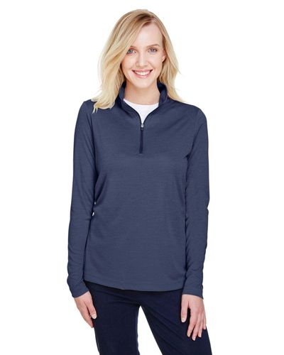 Team365 Ladies Sonic Heather Performance 1/4 Zip image thumbnail