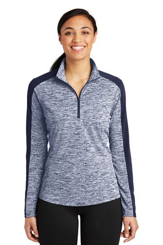 Sport-Tek Women's Electric Heather 1/4 Zip image thumbnail