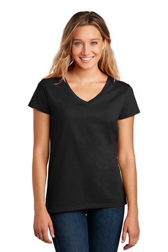 District Women's Re-Tee V-Neck - Embroidered Logo image thumbnail