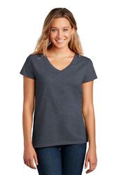 Image of District Women's Re-Tee V-Neck - Embroidered Logo