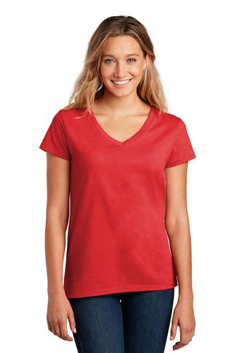 District Women's Re-Tee V-Neck - Embroidered Logo image thumbnail