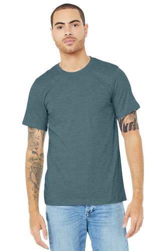 BELLA+CANVAS Unisex Heather CVC Tee - Embroidered Logo image thumbnail