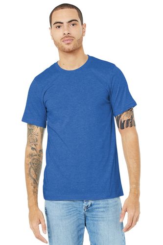 BELLA+CANVAS Unisex Heather CVC Tee - Embroidered Logo image thumbnail