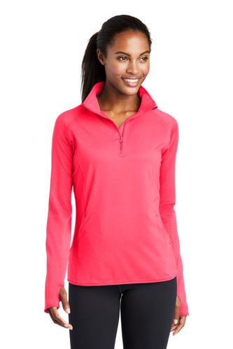 Sport-Tek Ladies Sport-Wick Stretch 1/2 Zip image thumbnail