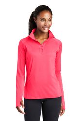 Image of Sport-Tek Ladies Sport-Wick Stretch 1/2 Zip