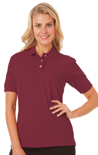 Blue Gen Ladies Superblend Pique Polo image thumbnail