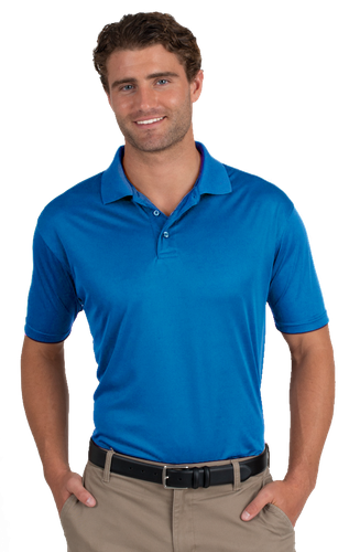 Blue Gen Titan Wicking Polo image thumbnail