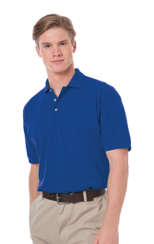 Blue Gen Cotton Pique Polo image thumbnail