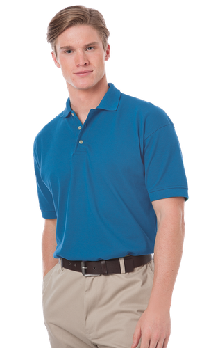 Blue Gen Cotton Pique Polo image thumbnail