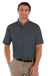 Image of Blue Gen Short Sleeve Poplin Shirt