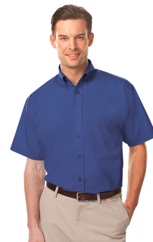 Blue Gen Short Sleeve Poplin Shirt image thumbnail