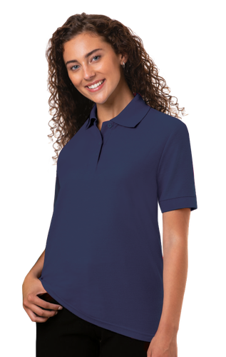 Blue Gen Ladies Titan Wicking Polo image thumbnail