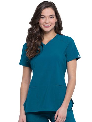 Infinity 2 Pocket Princess Seams V-Neck Top  image thumbnail